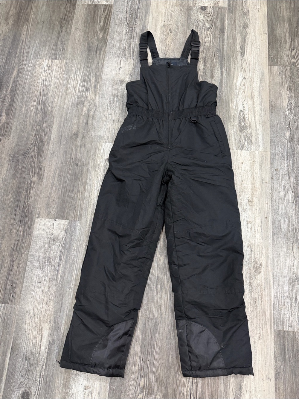 Youth size- Black Insulated Snow Bib Pants 2XL (18)